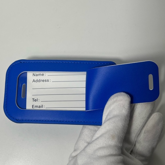 Marshalls Blue Luggage Suitcase Carryon Bag Identification Tag - Picture 9 of 9